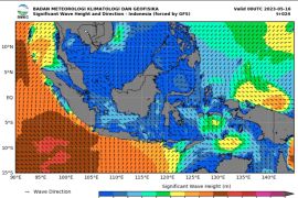 Gelombang tinggi berpotensi terjadi di perairan Indonesia