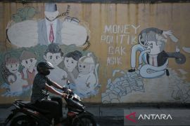 Mural tolak praktik politik uang