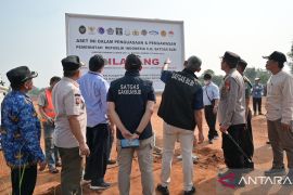 Satgas BLBI lakukan penguasaan fisik aset properti berupa tanah di Depok Jabar