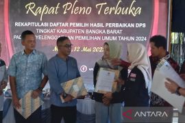 KPU Bangka Barat koordinasi lintas sektor perbaiki data pemilih