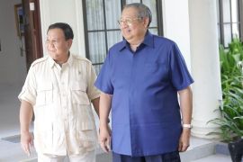 Menhan Prabowo Subianto temui SBY di Pacitan bicarakan masa depan bangsa