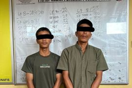 Polisi Rokan Hilir tangkap dua pembakar lahan