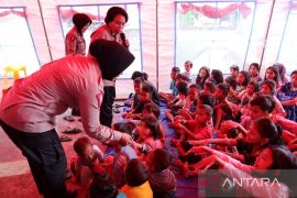 Polresta Ambon lakukan penyembuhan trauma kepada korban  kebakaran