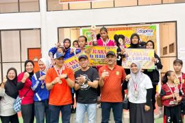 Tim Sepaktakraw Bengkalis juara umum  di Kejurda pelajar