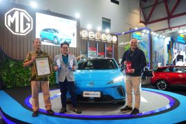 MG Motors boyong penghargaan di PEVS 2023