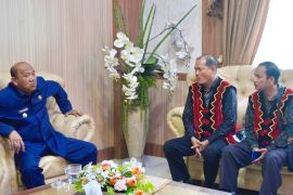 Syah Afandin terima kunjungan HIMNI Langkat