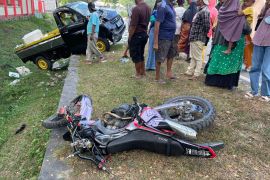 Anggota polisi meninggal kecelakaan di Jalan Ompu Beko Dompu