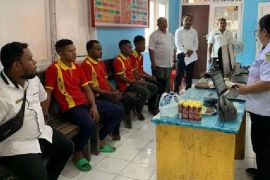 Disdukcapil melayani perekaman KTP-el 23 warga binaan Lapas Biak
