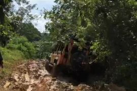 Empat hari berjuang Borneo Tribute tiba di Bukit Bangkirai