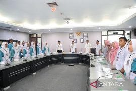 Puluhan pelajar SMA 1 Tanjung Selor menggali wawasan tentang Kaltara