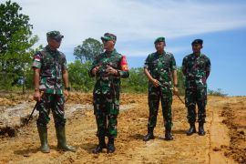 Danrem 092/Maharajalila Tinjau Capaian Fisik TMMD ke 116 di Tarakan