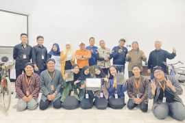 Gelar Sepeda Tua Nasional kolaborasi mahasiswa UMM dan KOSTI Kota Malang