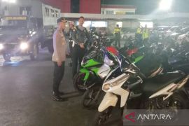30 motor balap liar berknalpot "brong" disita Polresta Banjarmasin