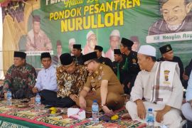 Pj Bupati Mesuji hadiri pengajian dan halal bihalal di Ponpes Nurullah