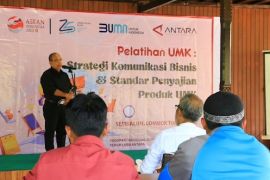 Program TJSL LKBN Antara kembali gelar pelatihan UMK di lereng Rinjani