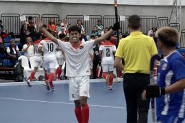 Hoki indoor putra Indonesia bantai Filipina 20 - 0 di Sea Games 2023