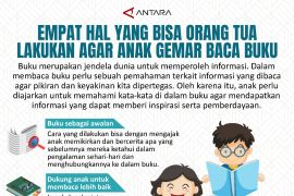 Empat hal yang bisa orang tua lakukan agar anak gemar baca  buku