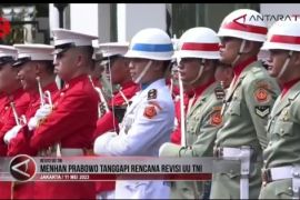 Menhan Prabowo tanggapi rencana revisi UU TNI