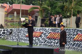 Wakapolres Bangka ajak personel polisi aktualisasikan nilai Pancasila