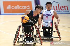 Timnas bola basket kursi roda putra gagal raih kemenangan