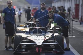 Latihan bebas pertama Formula E Jakarta