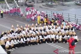 Tim "Bedincak" Kemenkumham Babel Ikut Meriahkan Peringatan Hari Lahir Pancasila di Jembatan Emas