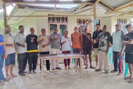 Kominfo Jayapura gelar sosialisasi pembangunan BTS Kampung Iwon