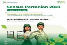 Sensus Pertanian digelar 1 Juni - 31 Juli 2023
