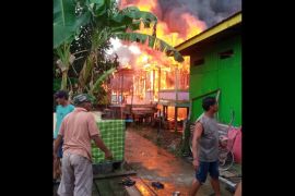 Tujuh Rumah di Bulungan Hangus Terbakar