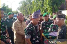 Danrem 031/WB silaturahmi dengan Forkopimda Inhu