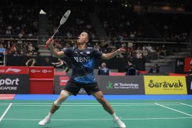 Ginting satu-satunya wakil Indonesia di semifinal Singapore Open 2023