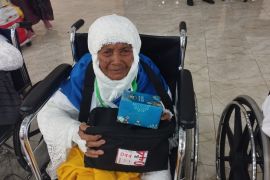 Parini 92 tahun calhaj tertua kloter 16 asal Deli Serdang