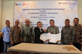 PT Askrindo gandeng BPD Sumut jalin kerja sama asuransi kredit