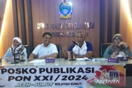 Tim bola voli Sumut matangkan persiapan hadapi PON 2024