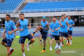 Tim Argentina mulai latihan jelang laga persahabatan lawan Australia