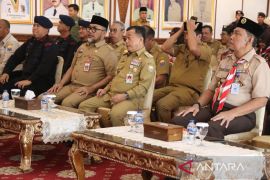 Gubernur berharap kontingen Pramuka Jambi raih prestasi nasional