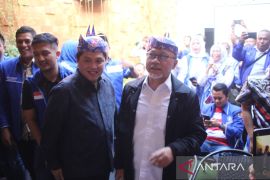 Erick Thohir temui Zulhas di Kantor DPW PAN Jatim