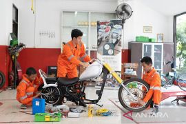 Konversi motor listrik jadi pelajaran intrakurikuler SMKN 55 Jakarta