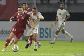Laga Indonesia vs Palestina imbang 0-0