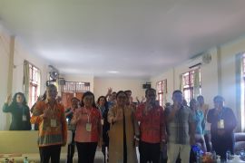 KPA Jayapura beri edukasi pencegahan HIV/AIDS tokoh umat Katolik