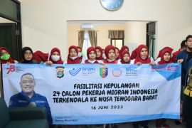 Polda Lampung lakukan pengawalan 24 korban TPPO yang dipulangkan ke NTB