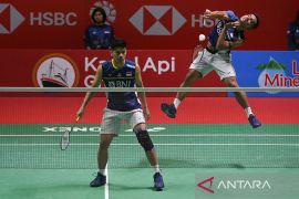 Pramudya/Yeremia kalahkan wakil Denmark di Korea Open 2023