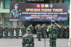 Danrem 131/Santiago terima kedatangan purna tugas Satgas Pamputer