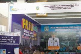 Dinas PMD Dukcapil Sumut buka  layanan pembuatan KTP digital di PRSU