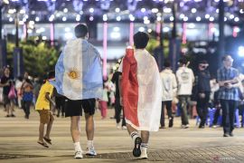 Babak pertama, Gol Paredes bawa Argentina unggul 1-0 atas Indonesia