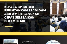 Rudi perintahkan segera selesaikan polemik air