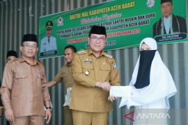 Baitul Mal Aceh Barat salurkan ZIS untuk 1.150 penerima, nilainya Rp744,75 juta