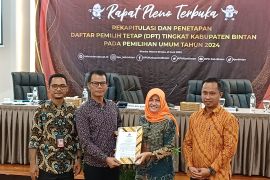 KPU Bintan menetapkan DPT Pemilu 2024 sebanyak 123.355 orang