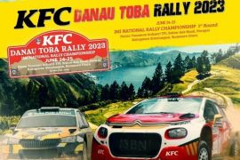 Tujuh mobil balap kelas dunia tampil di Danau Toba Rally 2023