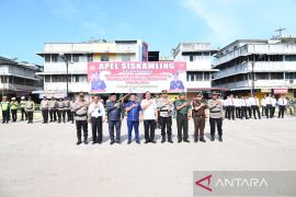 Polres Padang Sidempuan gelar apel Siskamling Harkamtibmas